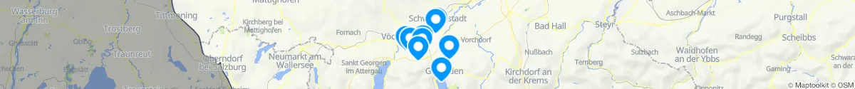 Map view for Pharmacies emergency services nearby Redlham (Vöcklabruck, Oberösterreich)